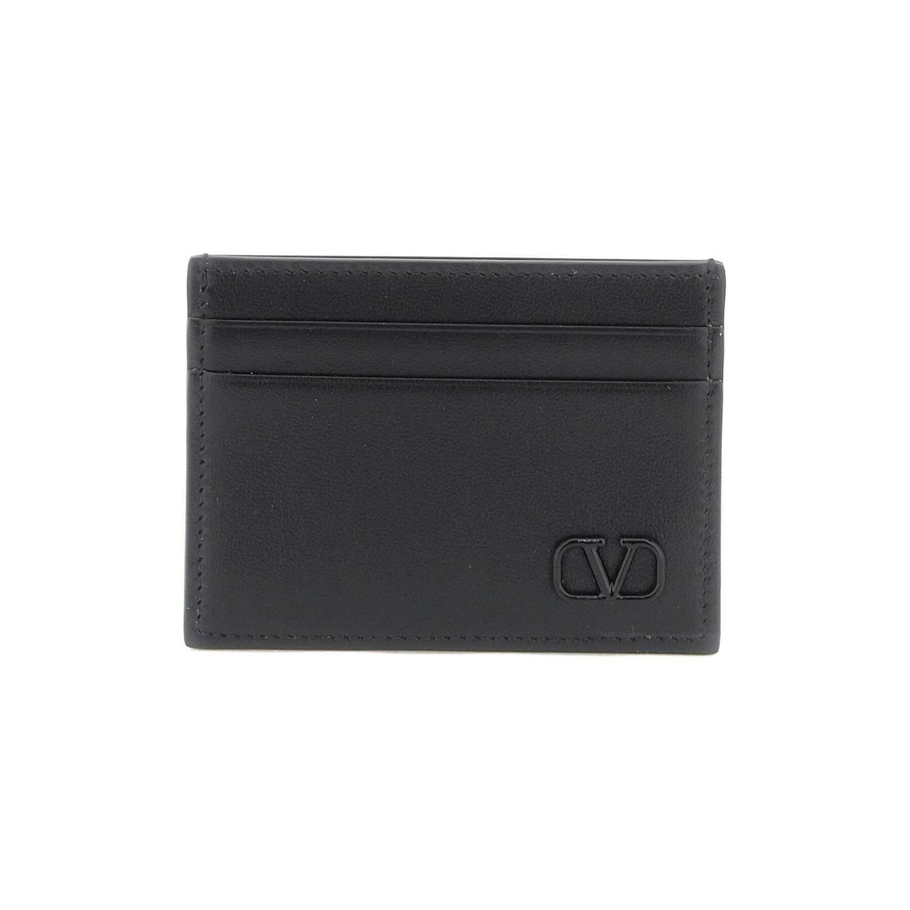 VLogo Signature Leather Cardholder