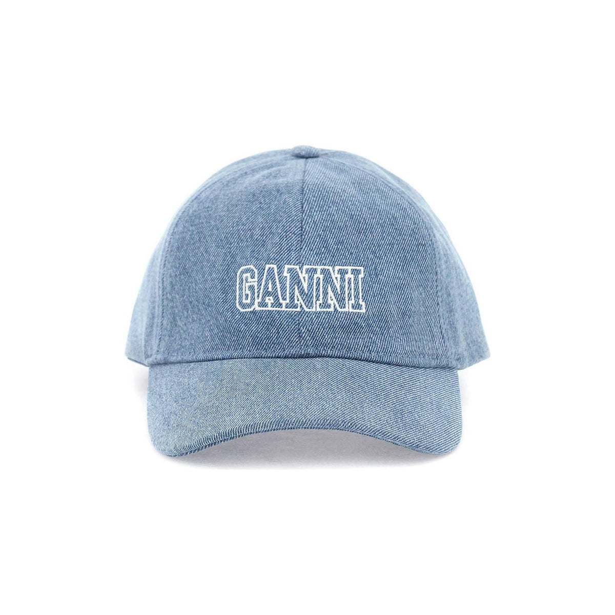 GANNI - Baseball Cap With Logo Embroidery - JOHN JULIA