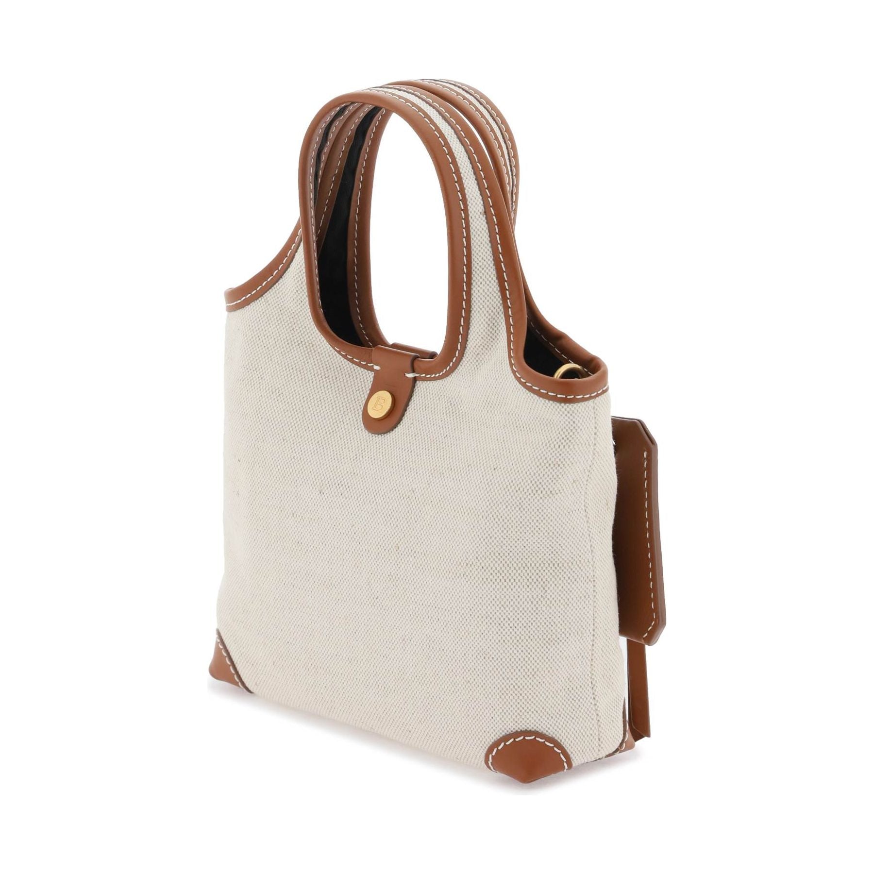 Canvas and Leather B-Army Grocery Bag