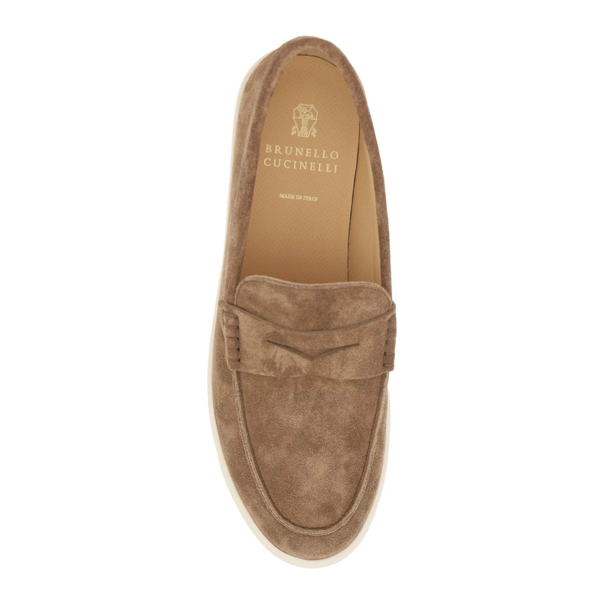 Chestnut Suede Loafers