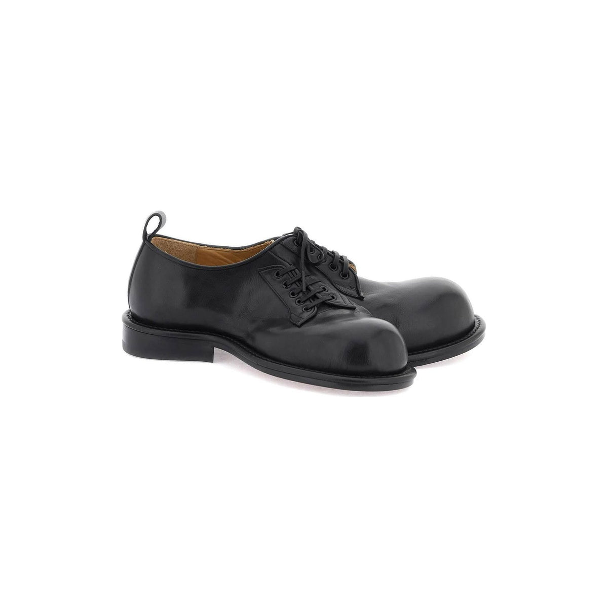 Double Tipped Leather Derby Shoes