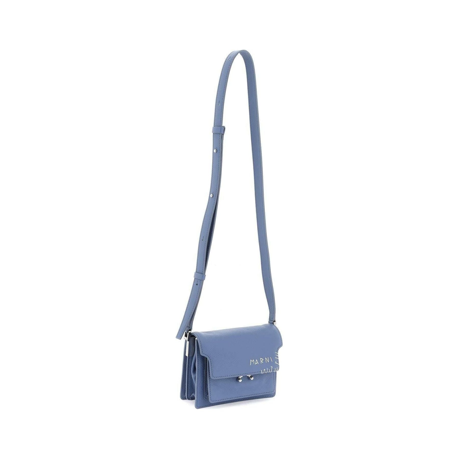 Opal Blue Mini Soft Trunk Shoulder Bag MARNI JOHN JULIA.