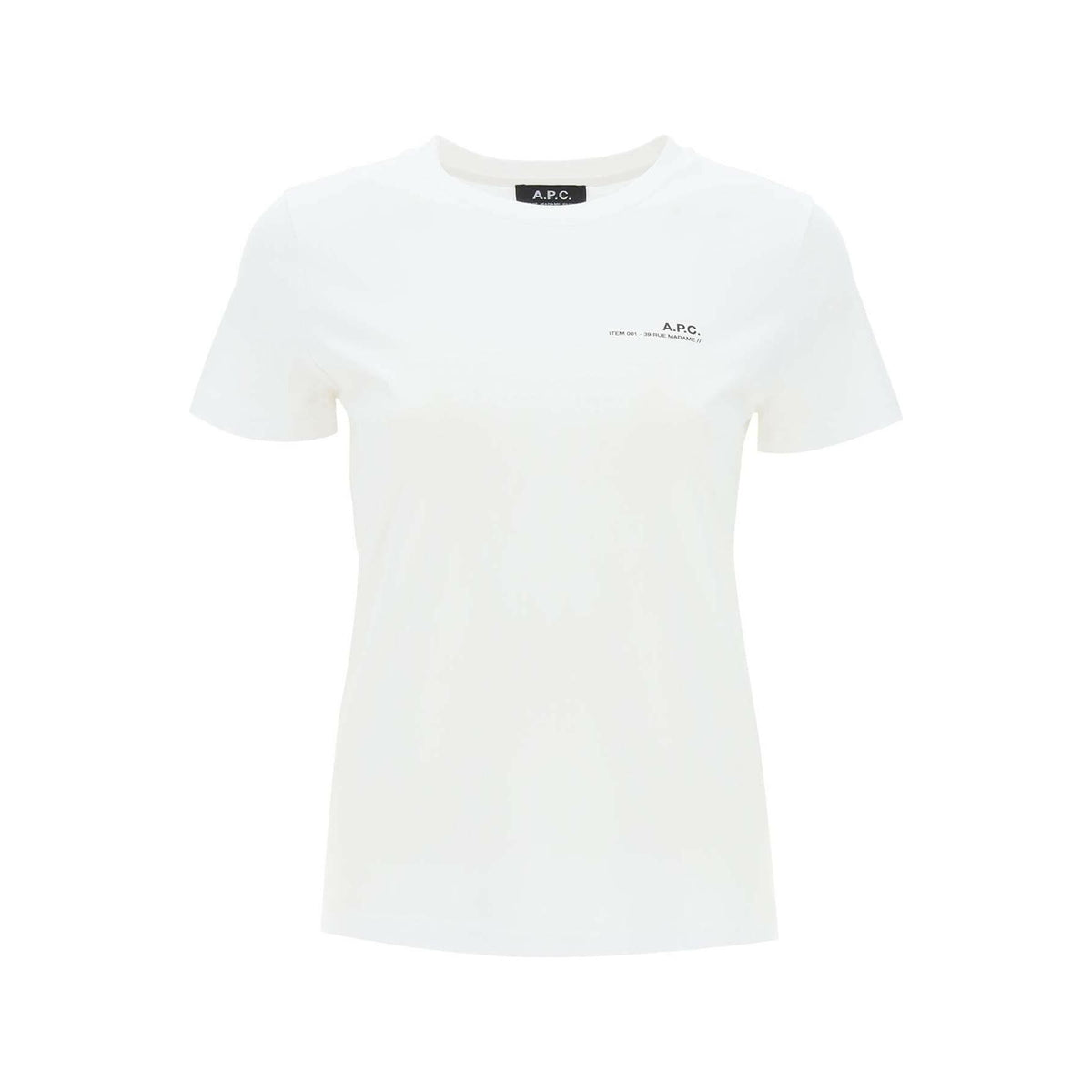 A.P.C. - White Item Cotton T-Shirt - JOHN JULIA