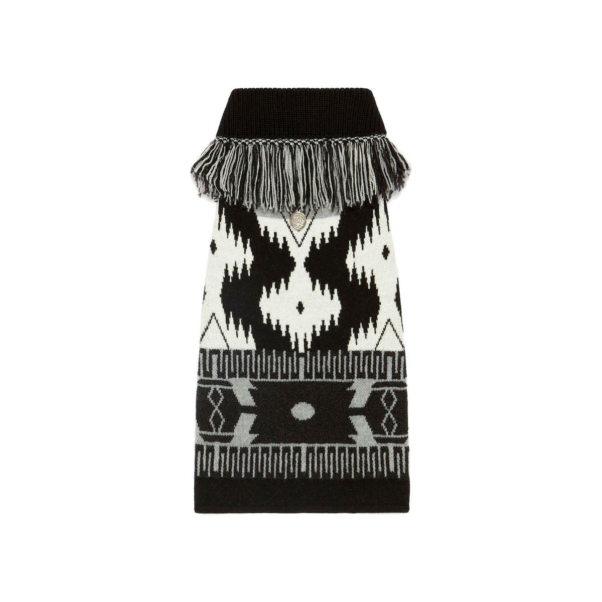 ALANUI - x Poldo Black Multicolor 'Icon Sweater' Dog Couture Sweater - JOHN JULIA