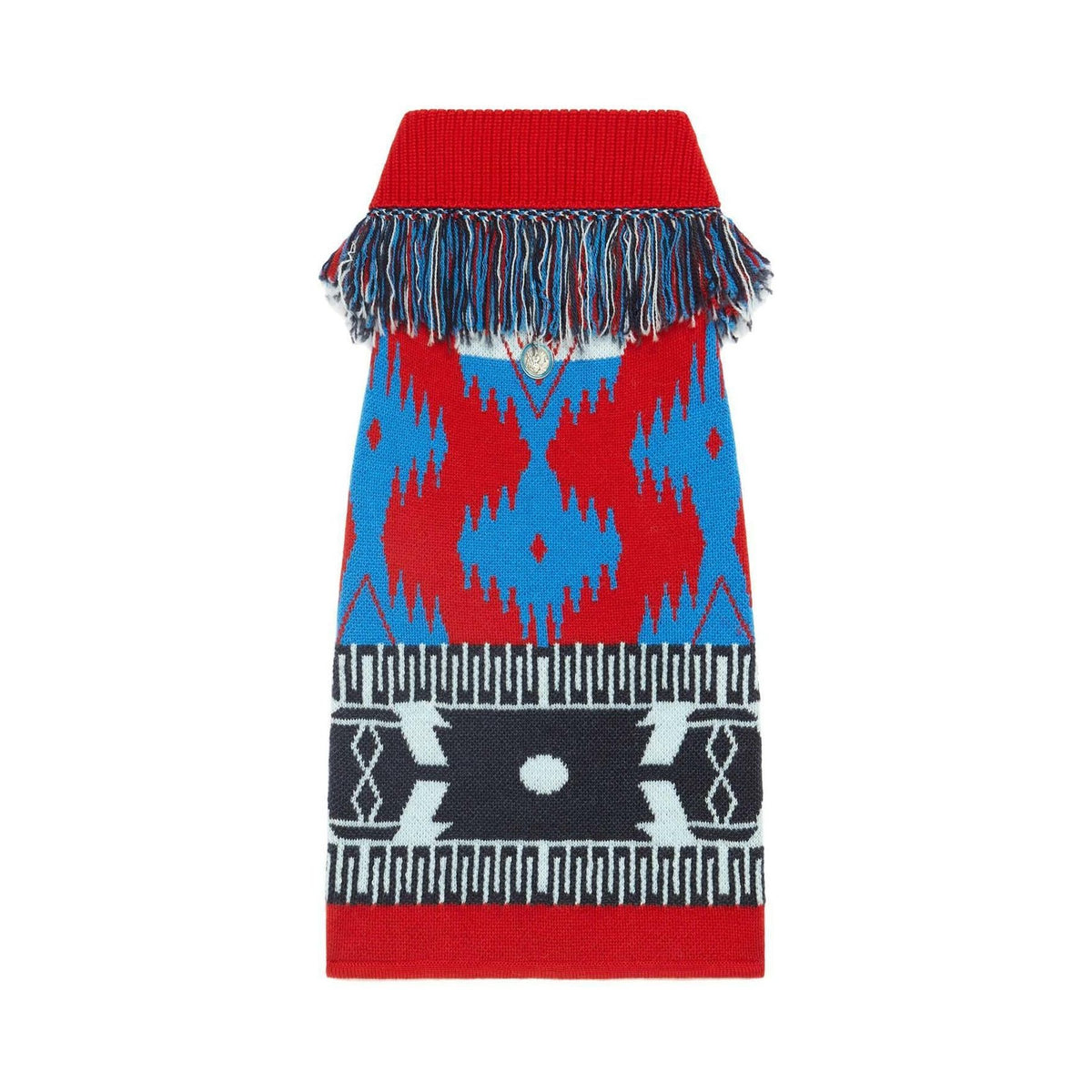 ALANUI - x Poldo Red Multicolor 'Icon Sweater' Dog Couture Sweater - JOHN JULIA