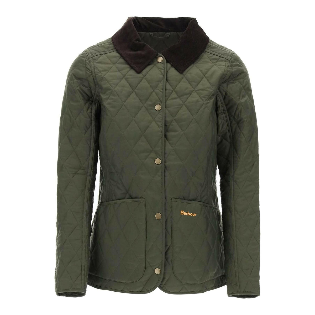 BARBOUR - Olive Quilted Annand Polyamide Casual Jacket - JOHN JULIA