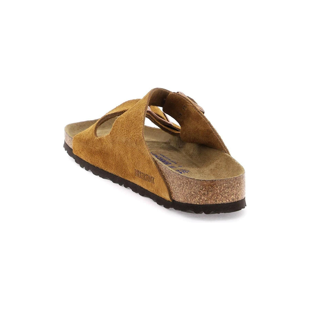BIRKENSTOCK - Mink Brown Arizona Soft Footbed Suede Leather Regular Fit - JOHN JULIA