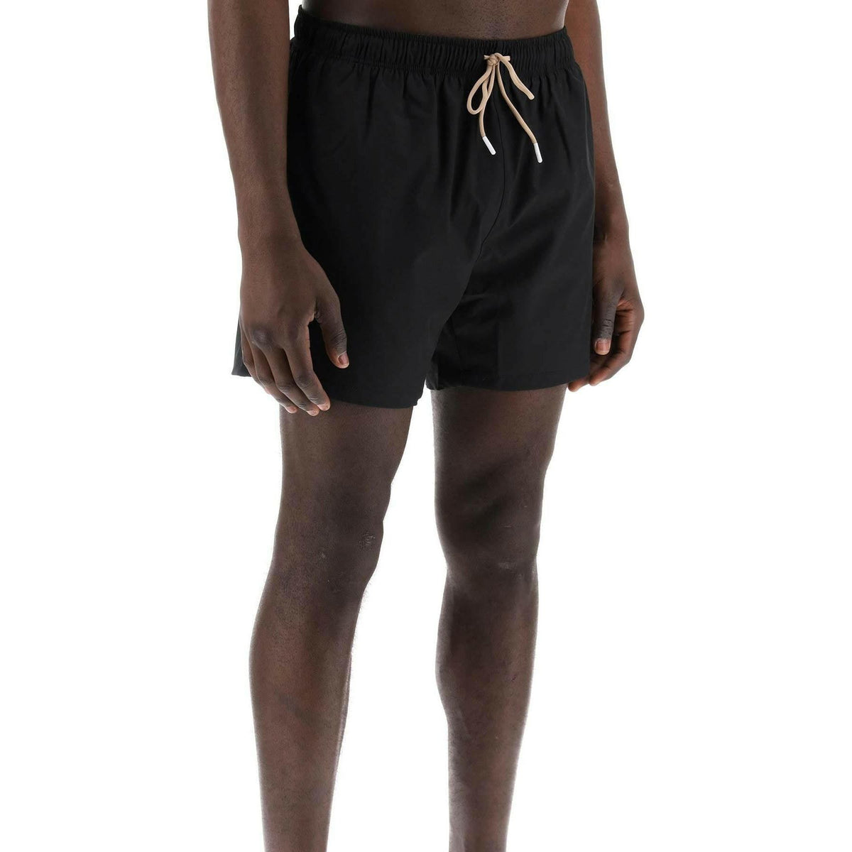 BOSS - Black Dominica Recycled Swim Shorts - JOHN JULIA