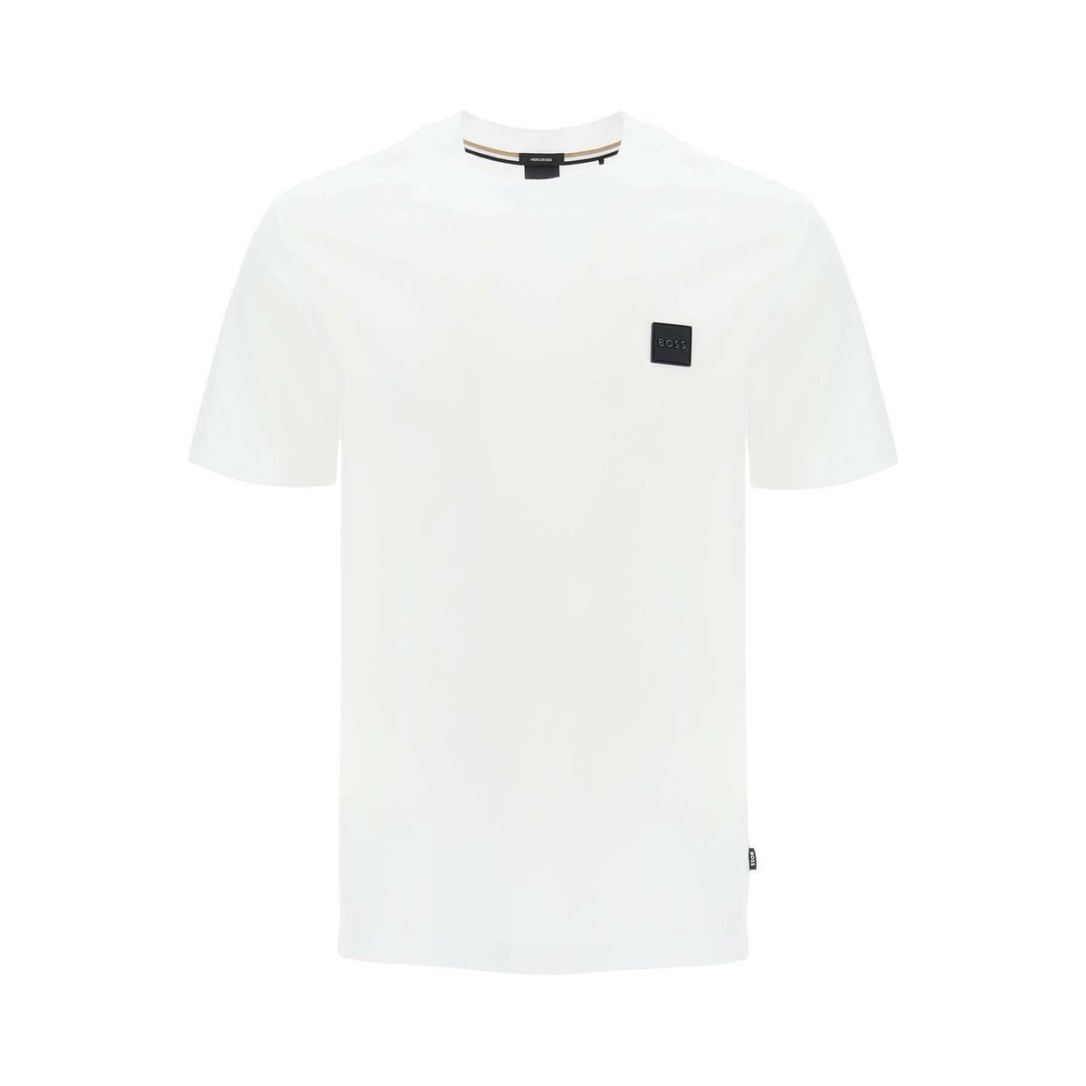 BOSS - White Tiburt Regular-fit Cotton T-shirt - JOHN JULIA