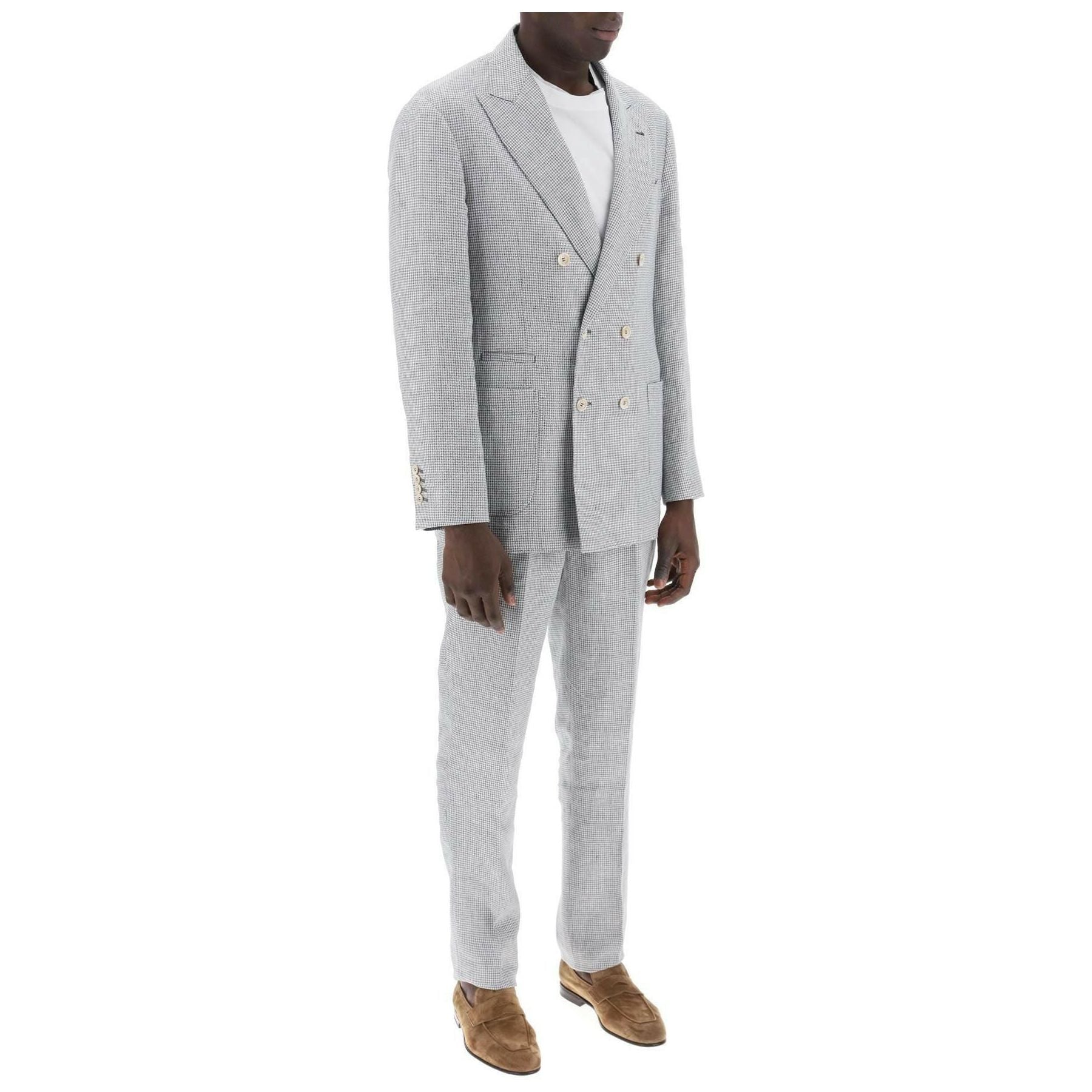 Linen Tailored Suit BRUNELLO CUCINELLI JOHN JULIA.