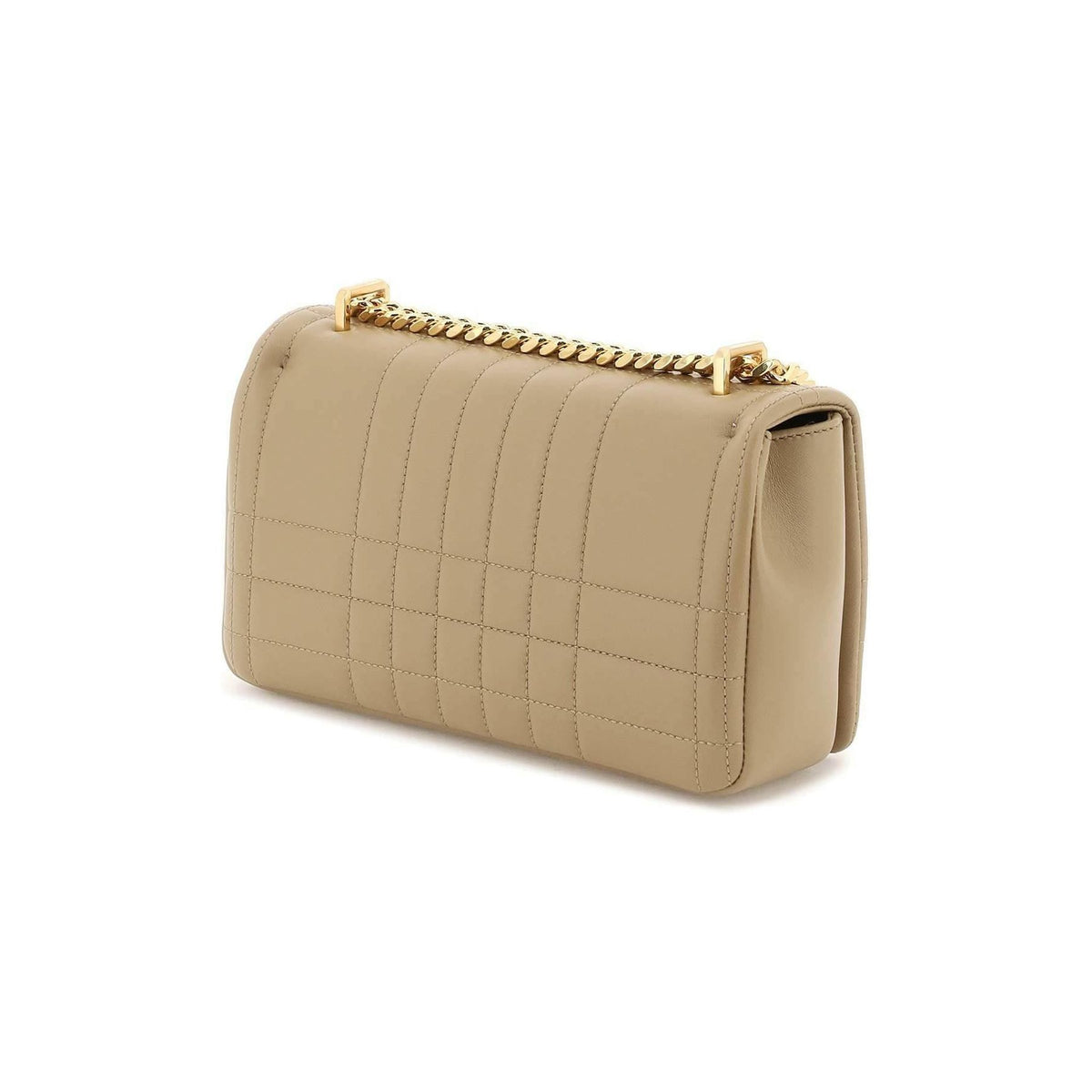 BURBERRY - Oat Beige Quilted Leather Small Lola Bag - JOHN JULIA