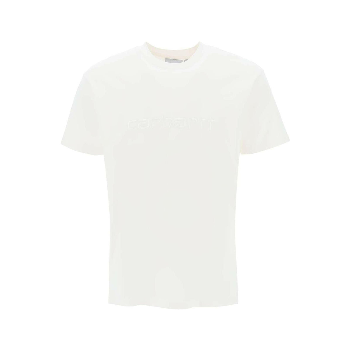 CARHARTT WIP - White Duster Cotton T-Shirt - JOHN JULIA