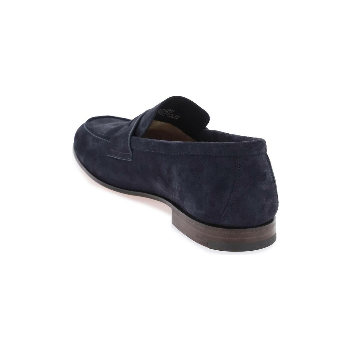 CHURCH'S - Navy Maltby Soft Suede Loafers - JOHN JULIA