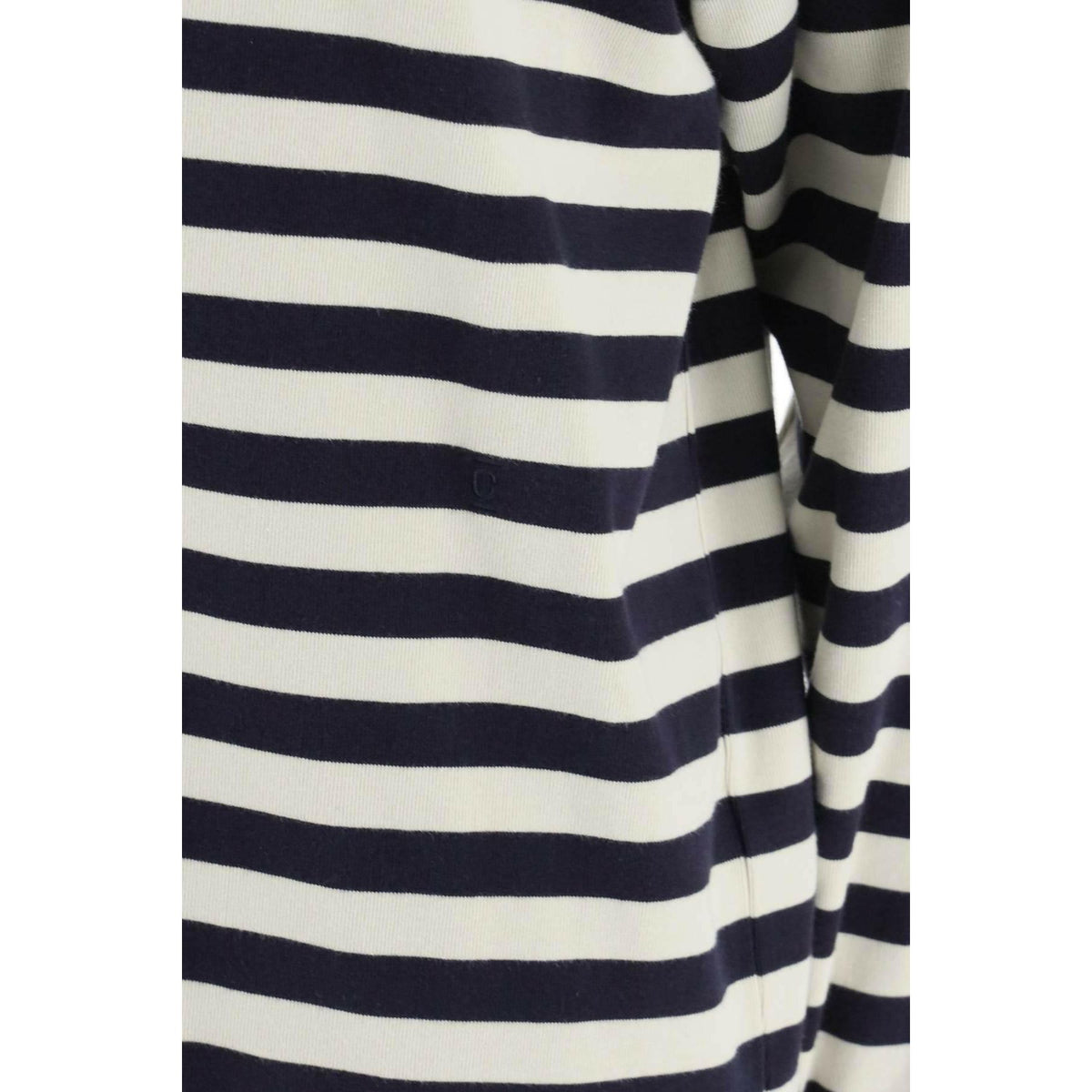 CLOSED - Dark Night Striped Organic Cotton Long-sleeve T-Shirt - JOHN JULIA
