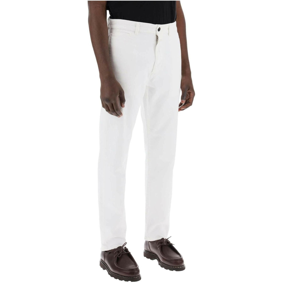 Ivory Cotton Denim Tacoma Tapered Jeans CLOSED JOHN JULIA.