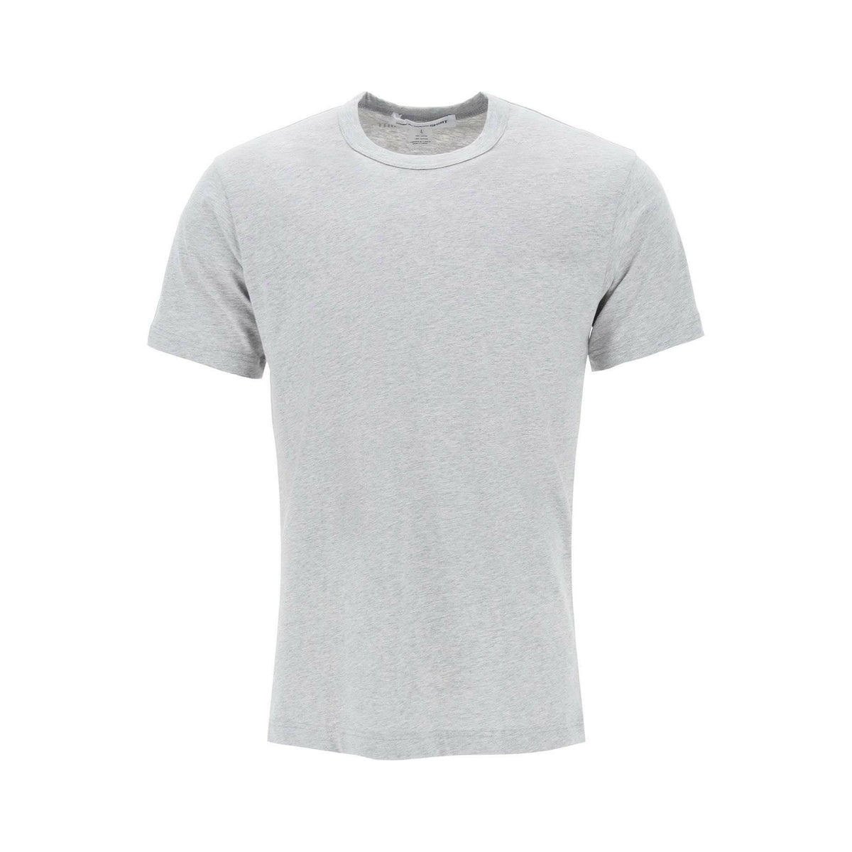 COMME DES GARCONS SHIRT - Comme des Garçon Shirt Grey Logo Print Cotton T-Shirt - JOHN JULIA