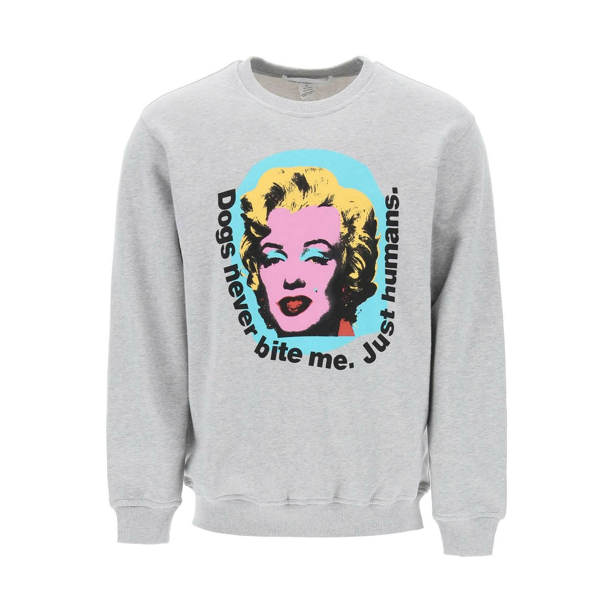 COMME DES GARCONS SHIRT - Gray Marilyn Monroe Printed Sweatshirt - JOHN JULIA