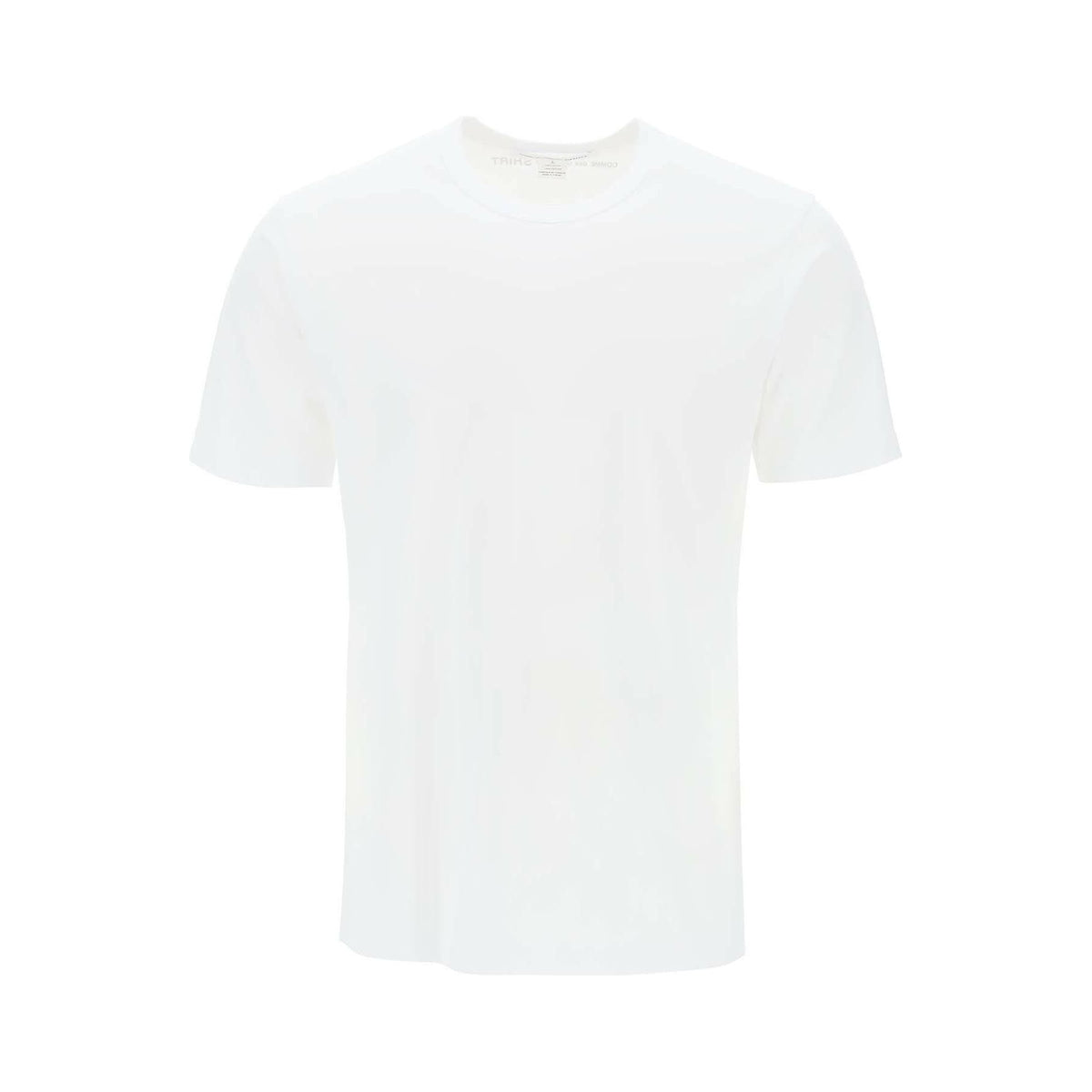 COMME DES GARCONS SHIRT - Shirt White Logo Print Cotton T-Shirt - JOHN JULIA