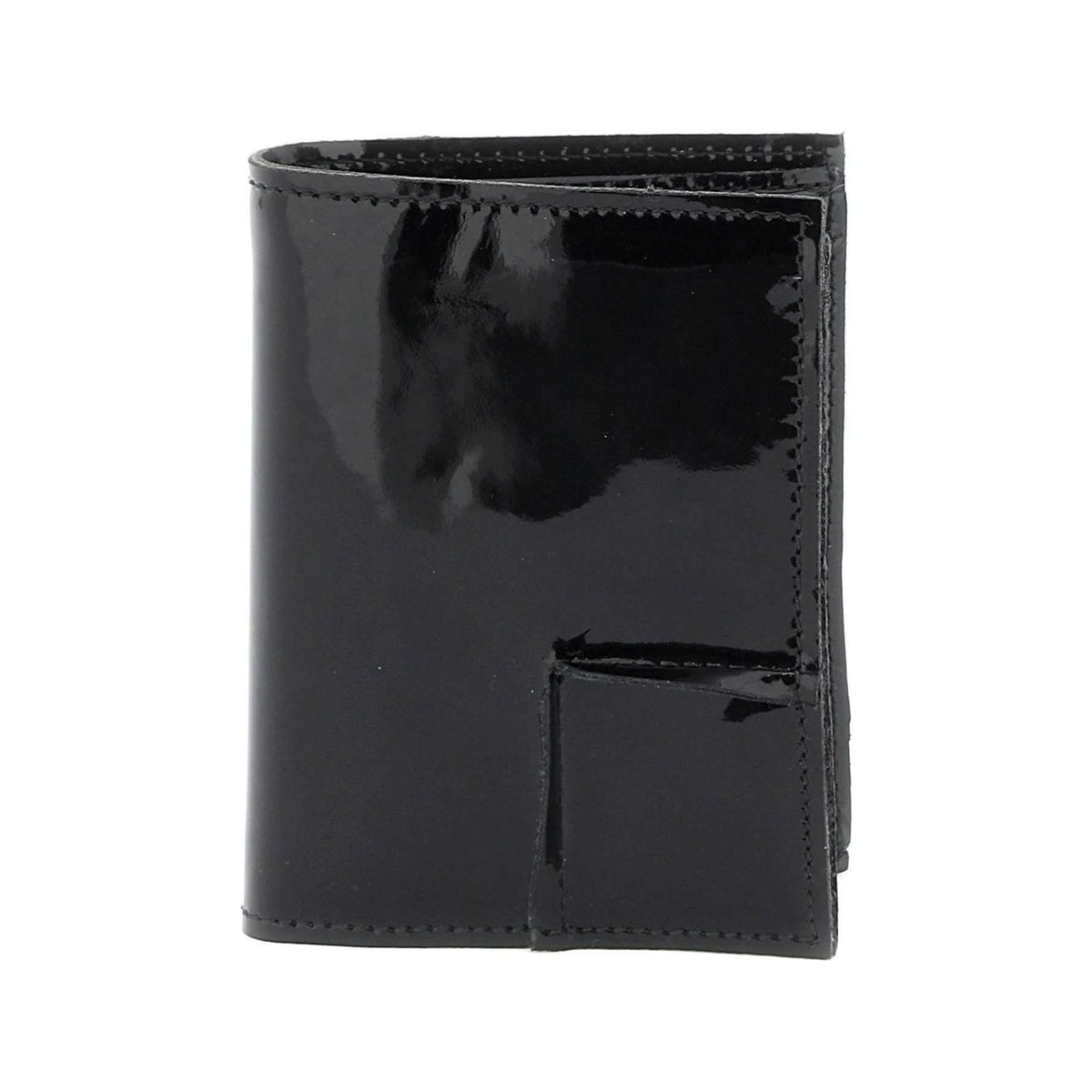 COMME DES GARCONS WALLET - Bifold Patent Leather Wallet In - JOHN JULIA