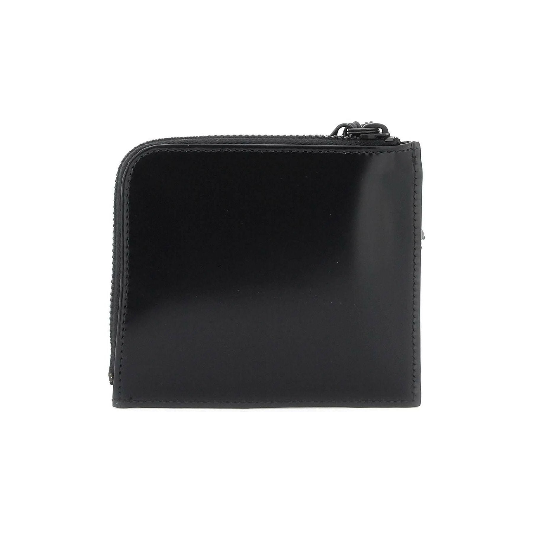 Leather Multi Zip Wallet With COMME DES GARCONS WALLET JOHN JULIA.