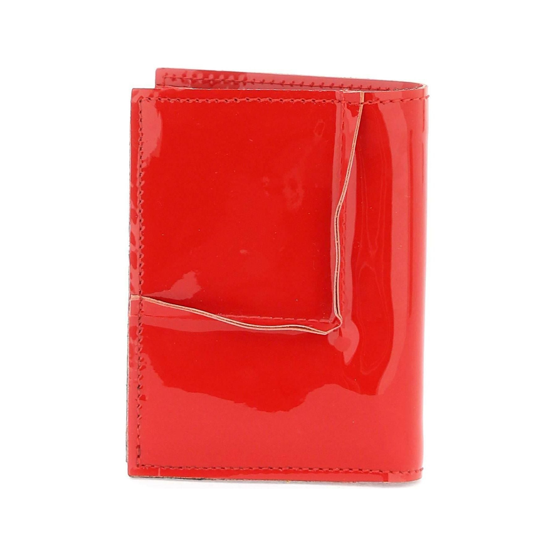 Wallet Bifold Patent Leather Wallet In COMME DES GARCONS WALLET JOHN JULIA.