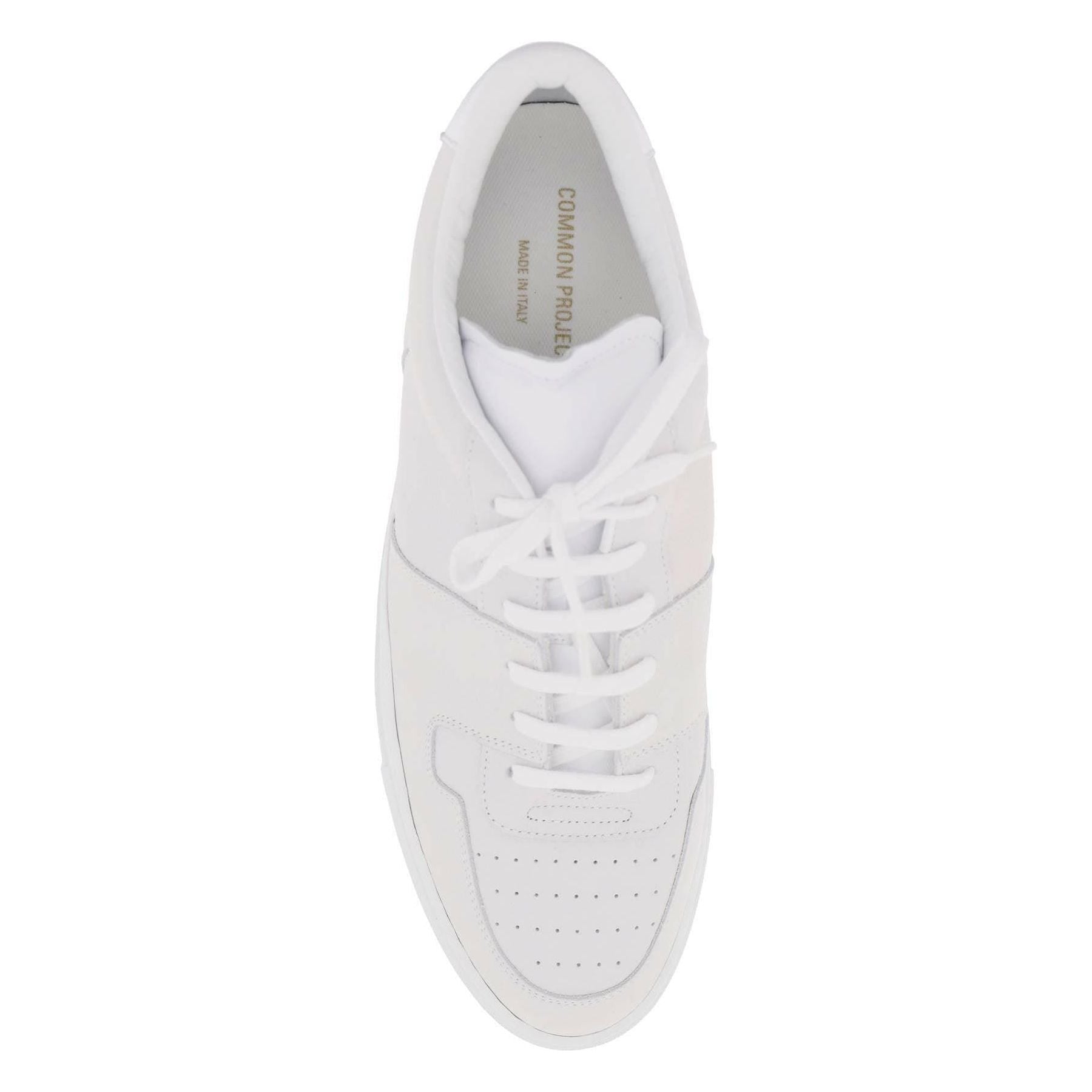 White Decades Low Leather Sneakers COMMON PROJECTS JOHN JULIA.