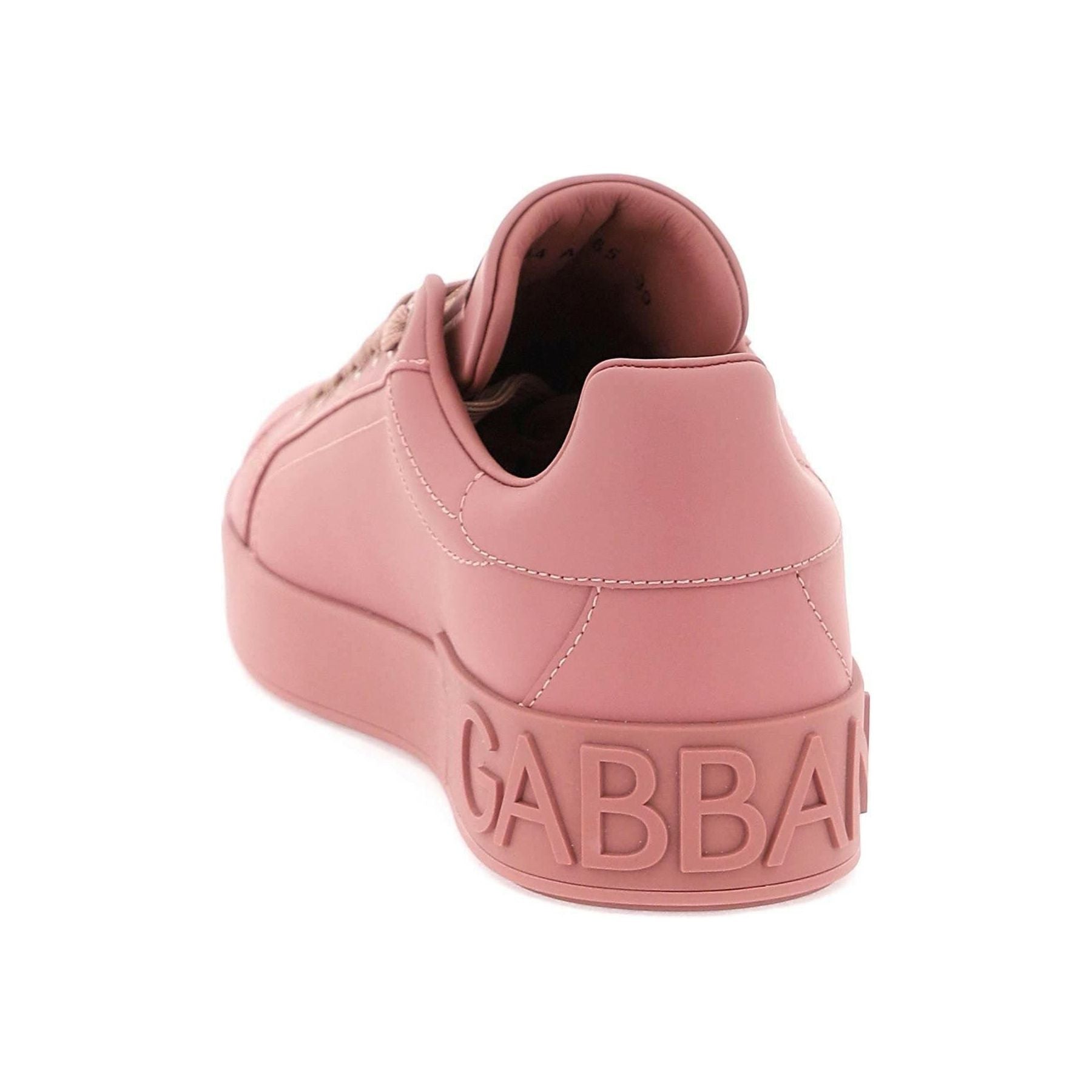 Pink Portofino Calfskin Sneakers DOLCE & GABBANA JOHN JULIA.