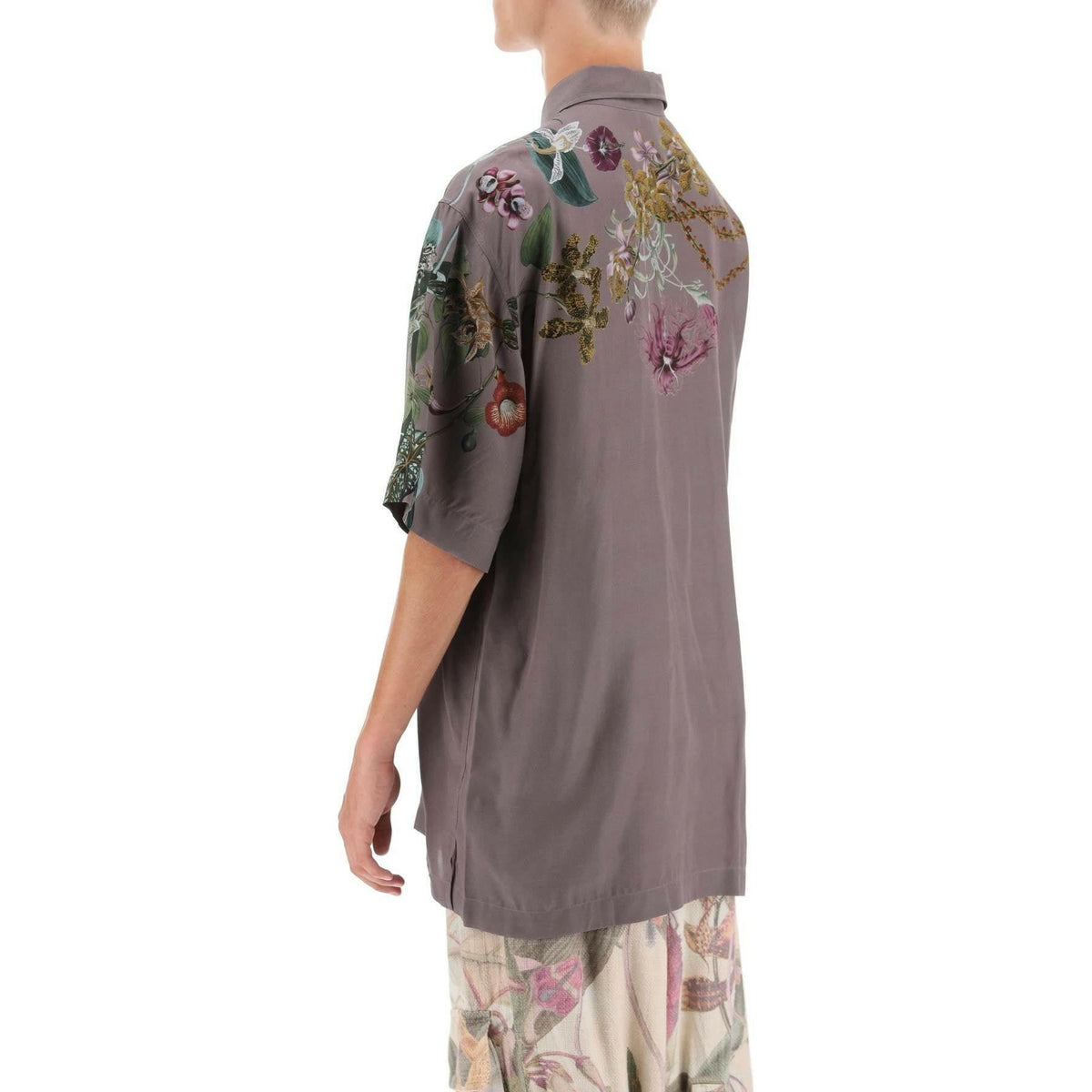 DRIES VAN NOTEN - Cassidye Floral Print Short Sleeve Shirt - JOHN JULIA
