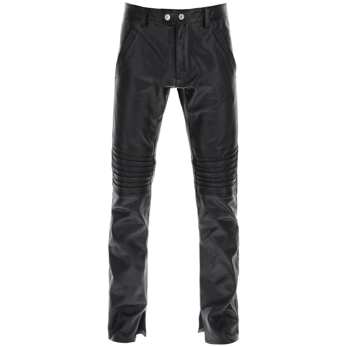 DSQUARED2 - Black Rider Genuine Leather Pants - JOHN JULIA
