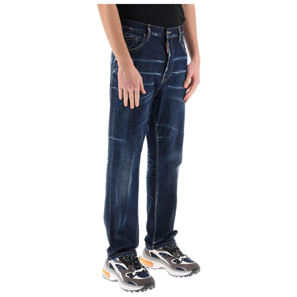 DSQUARED2 - Dark Clean Wash 642 Jeans - JOHN JULIA