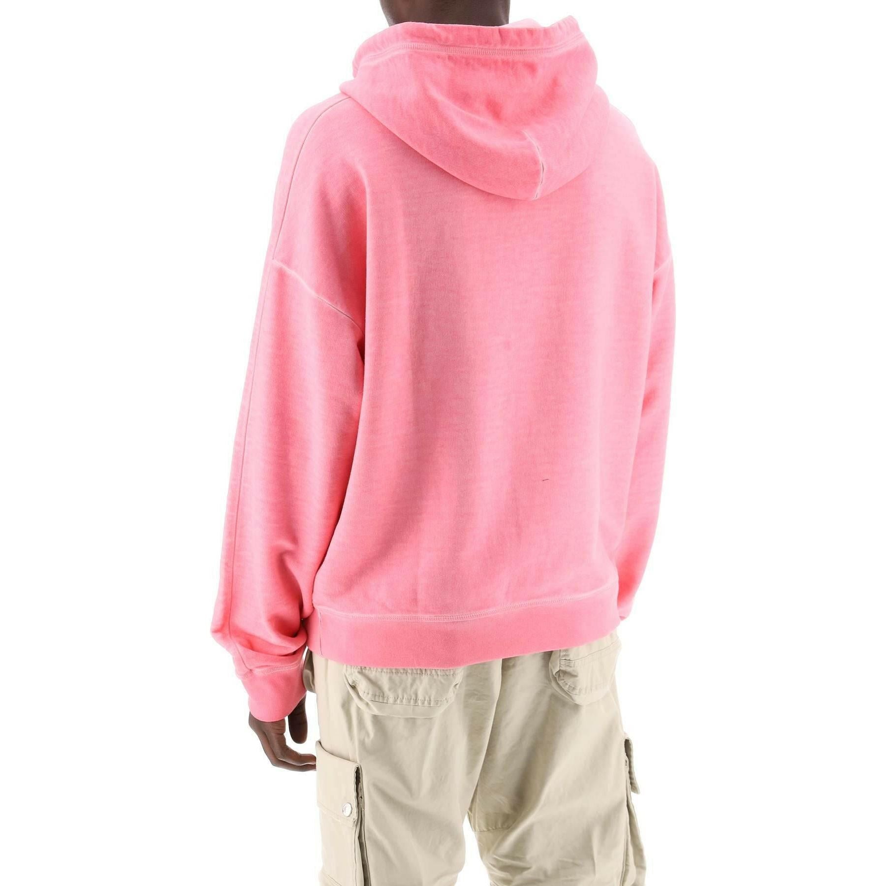 Pink D2 Oversized Cotton Sweatshirt DSQUARED2 JOHN JULIA.