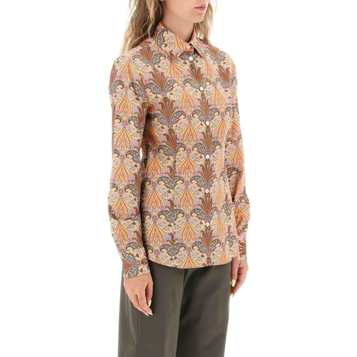 Slim-Fit Shirt With Paisley Pattern ETRO JOHN JULIA.