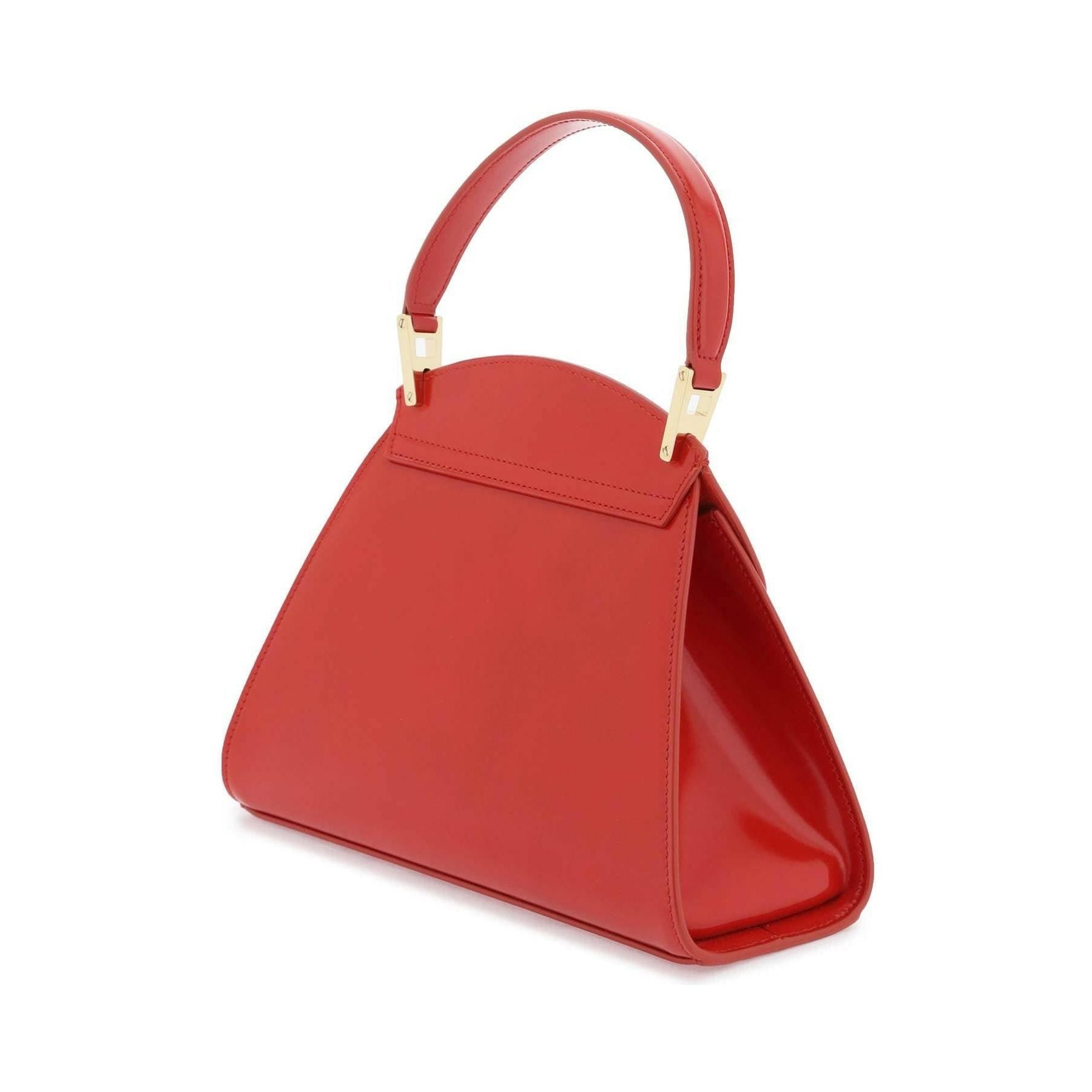 Red Geometric Leather Handbag (S) FERRAGAMO JOHN JULIA.