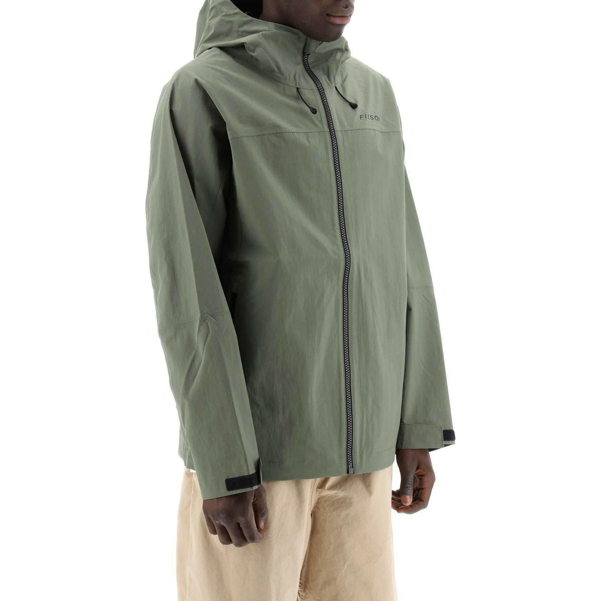 FILSON - Waterproof Green Swiftwater Recycled Nylon Hooded Jacket - JOHN JULIA