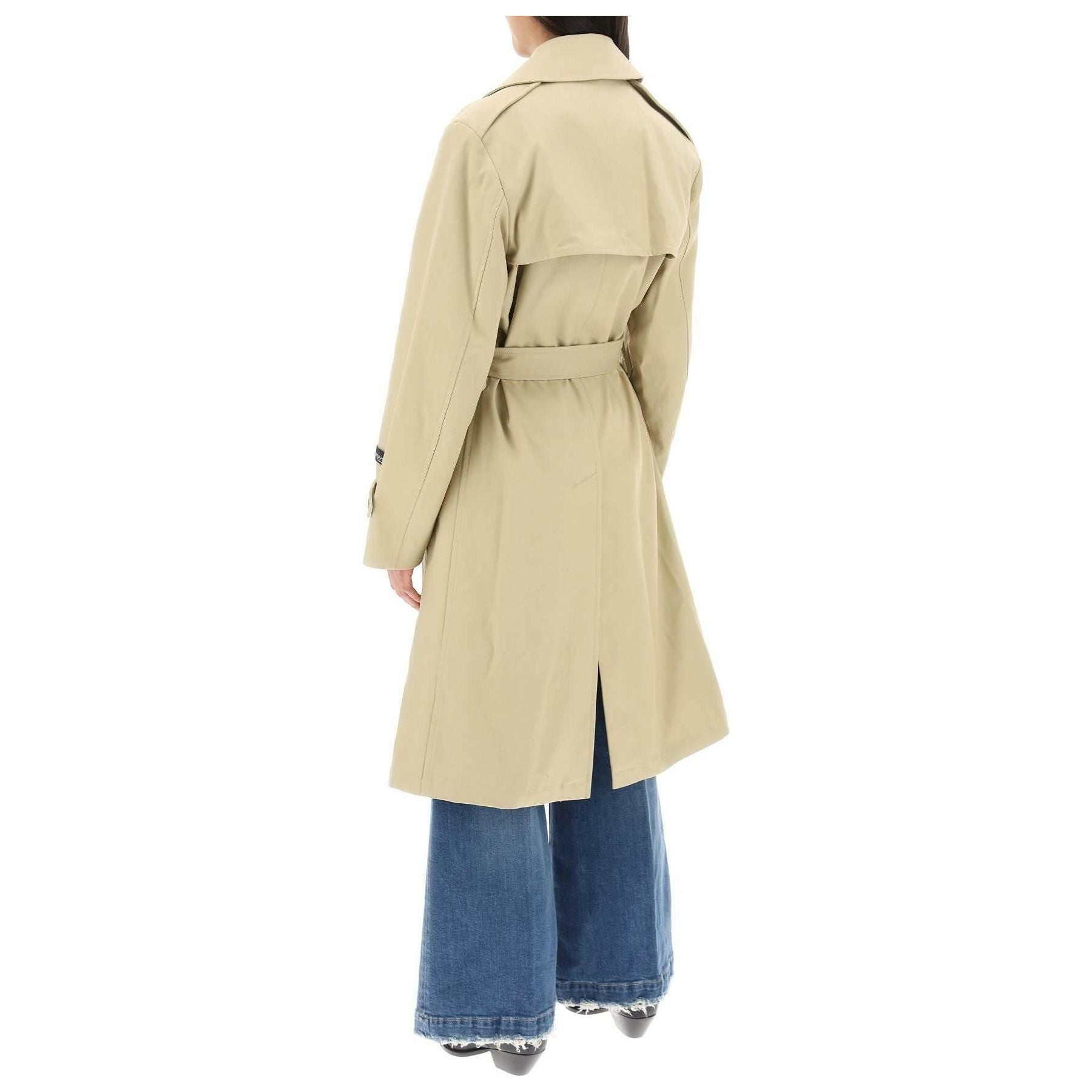 Cotton Double-Breasted Trench Coat HOMME GIRLS JOHN JULIA.