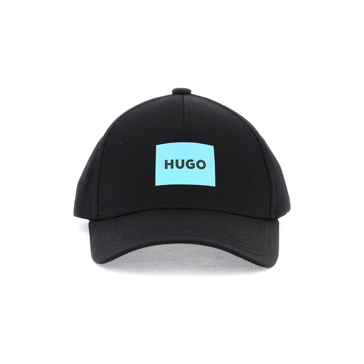 HUGO - Black Logo Cotton Baseball Cap - JOHN JULIA