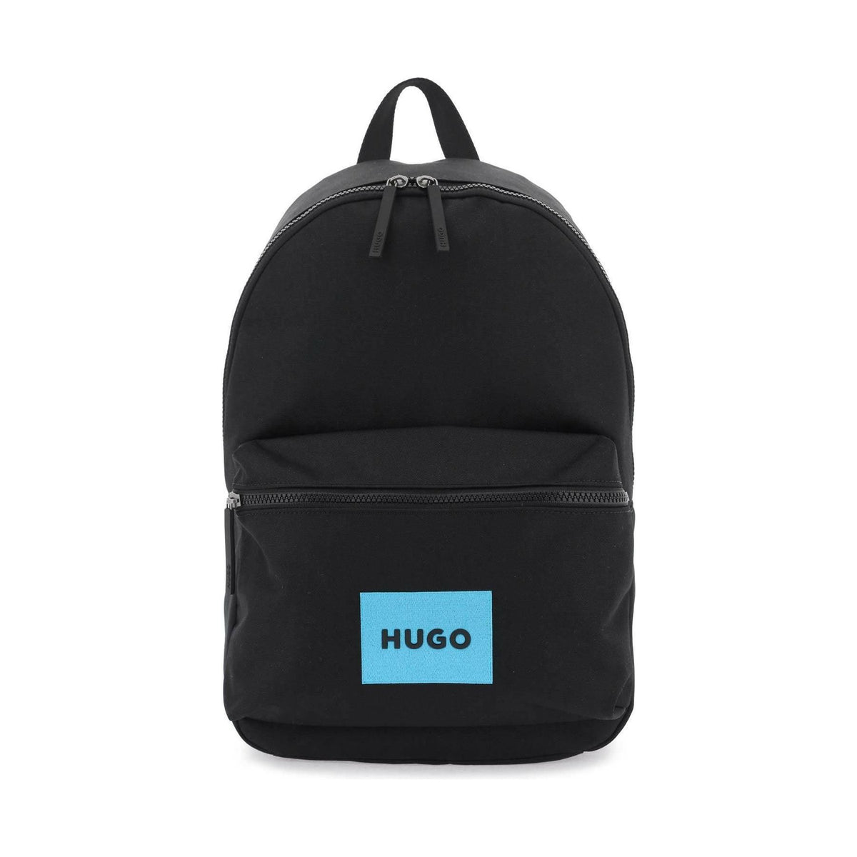 HUGO - Black Recycled Nylon Backpack - JOHN JULIA