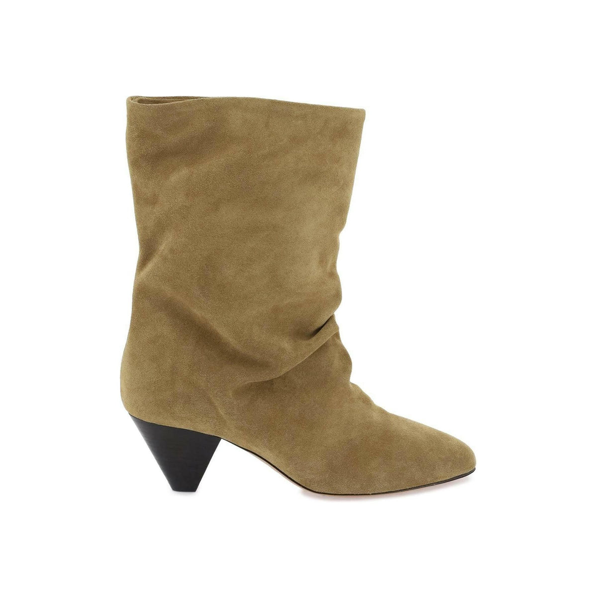 ISABEL MARANT - Taupe Suede Reachi Ankle Boots - JOHN JULIA