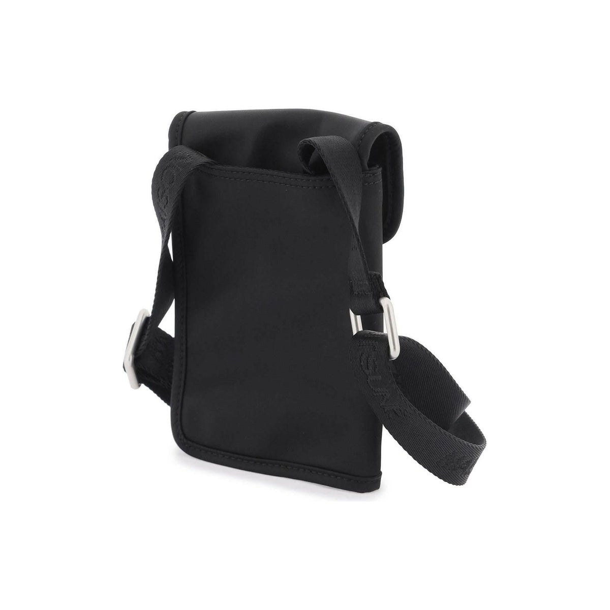 MAISON KITSUNE - Black Shoulder Bag The Traveller Pouch - JOHN JULIA