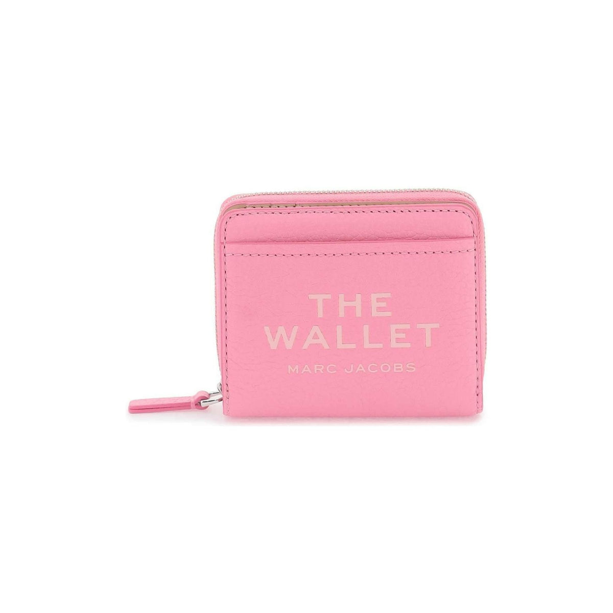 MARC JACOBS - Petal Pink Genuine Leather 'The Wallet' Mini Compact Wallet - JOHN JULIA