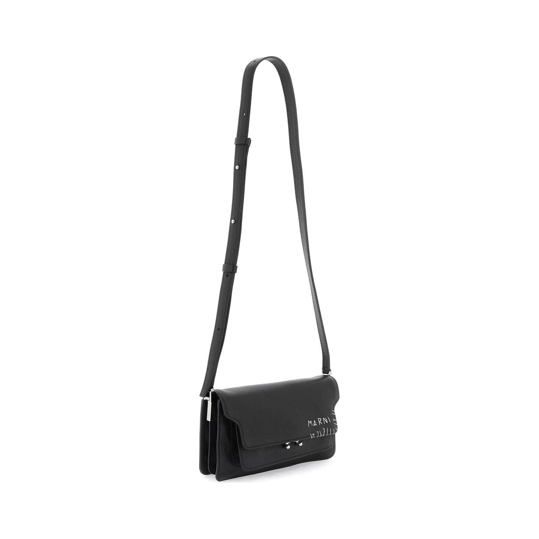 Black E/W Soft Trunk Shoulder Bag MARNI JOHN JULIA.