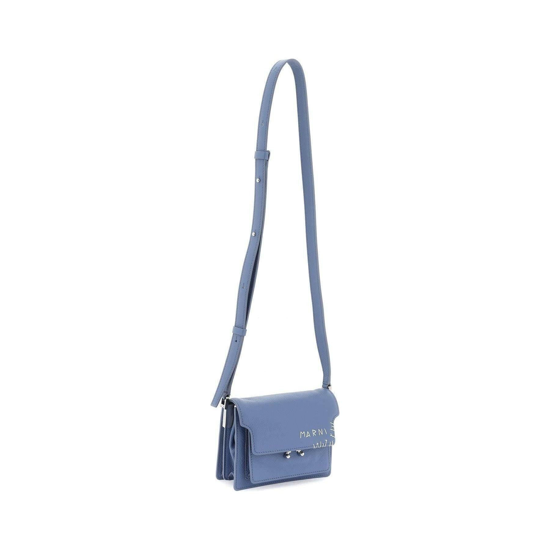 Opal Blue Mini Soft Trunk Shoulder Bag MARNI JOHN JULIA.