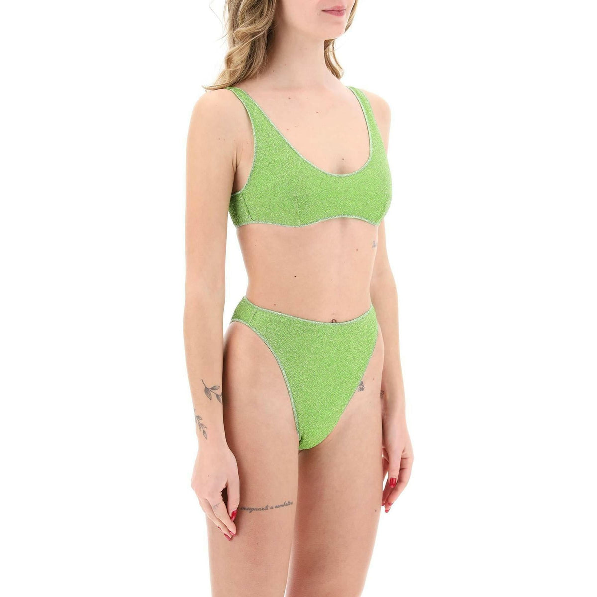 OSÉREE - Lime Green Lumière Bikini - JOHN JULIA