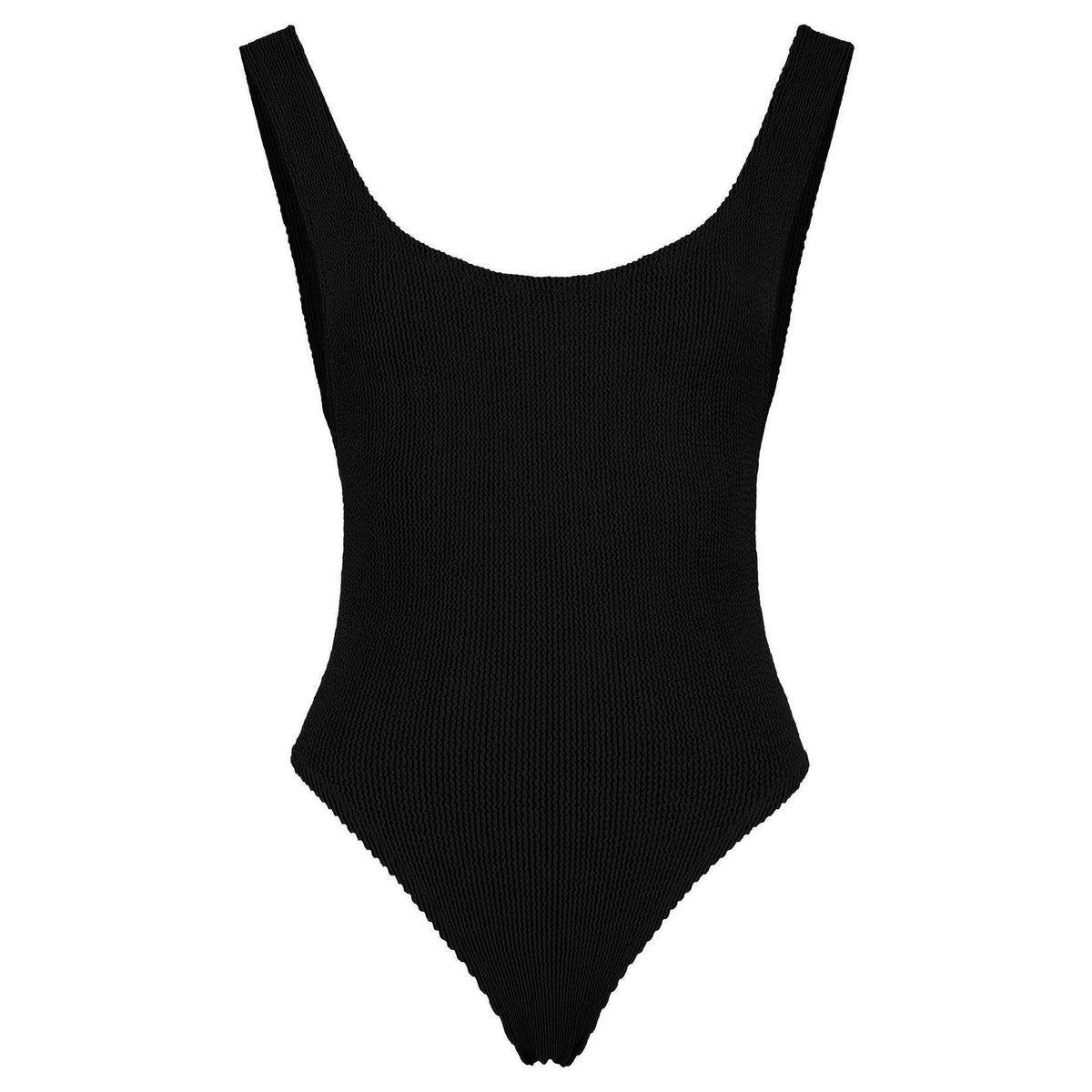 REINA OLGA - Black Ruby Scrunch One-Piece Swimsuit - JOHN JULIA