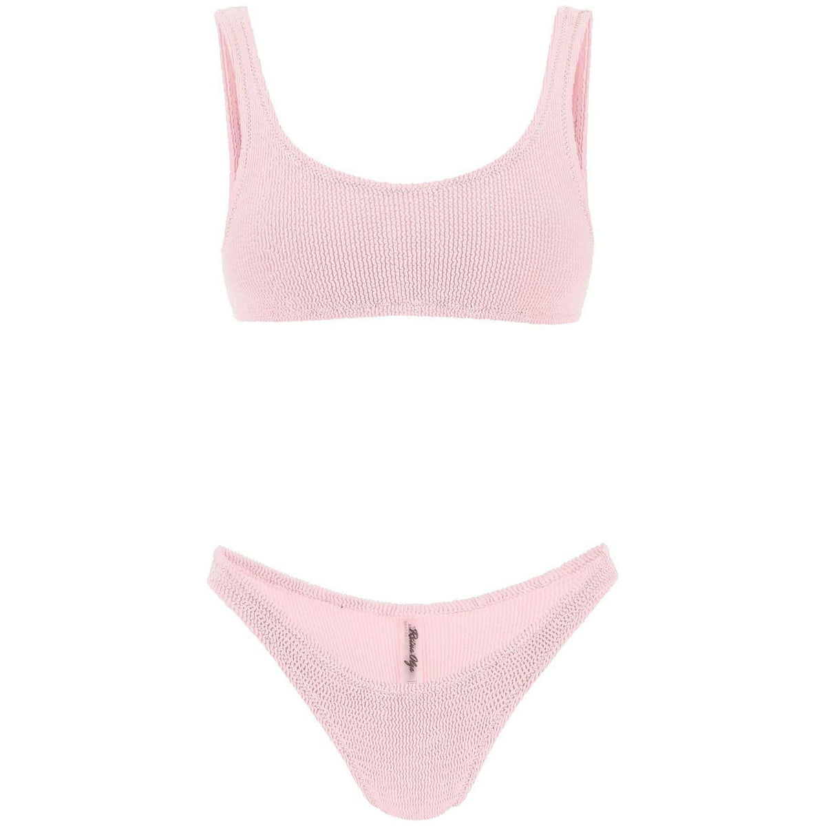 REINA OLGA - Pink Ginny Scrunch Bikini Set - JOHN JULIA