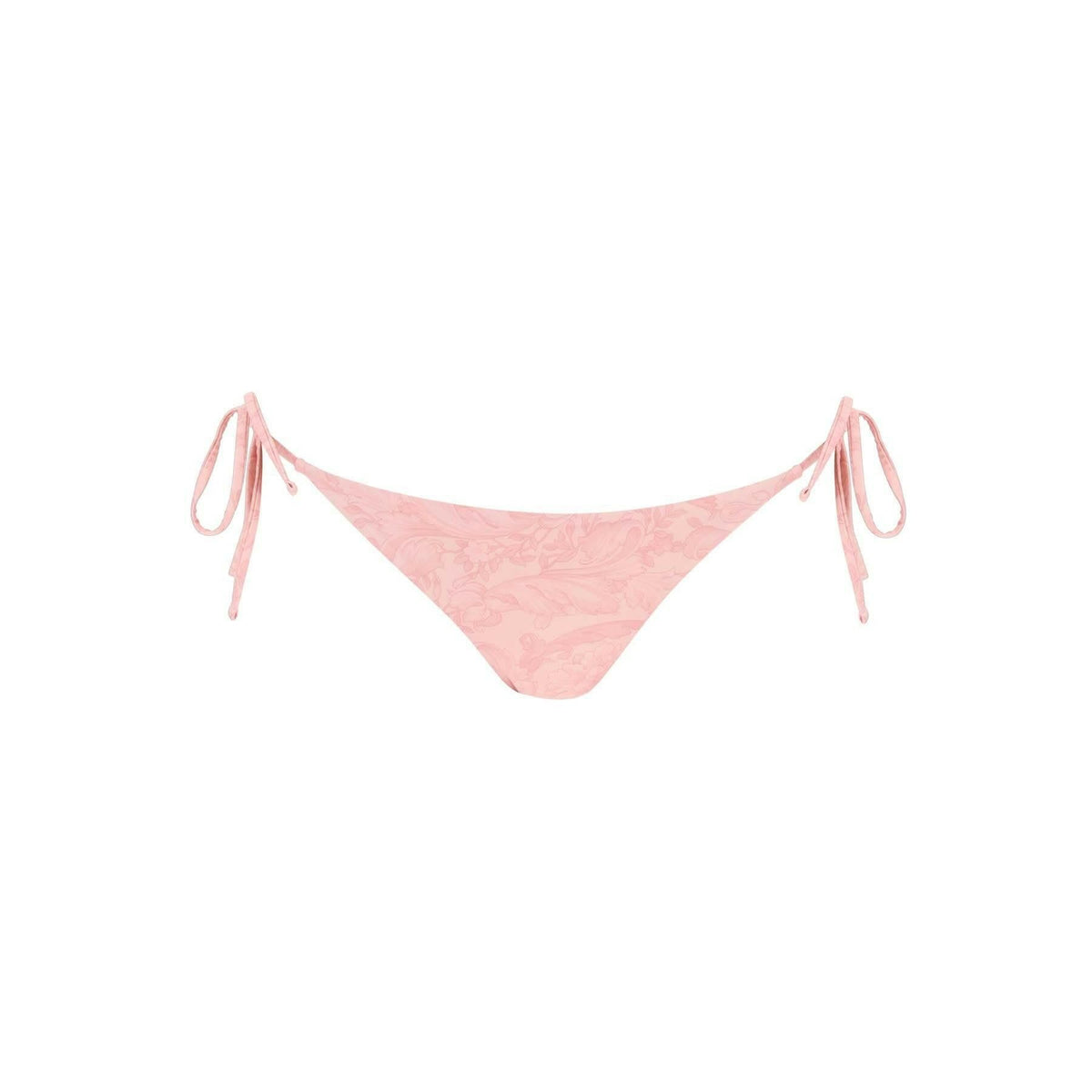 VERSACE - Pink Barocco Print Bikini Bottoms - JOHN JULIA