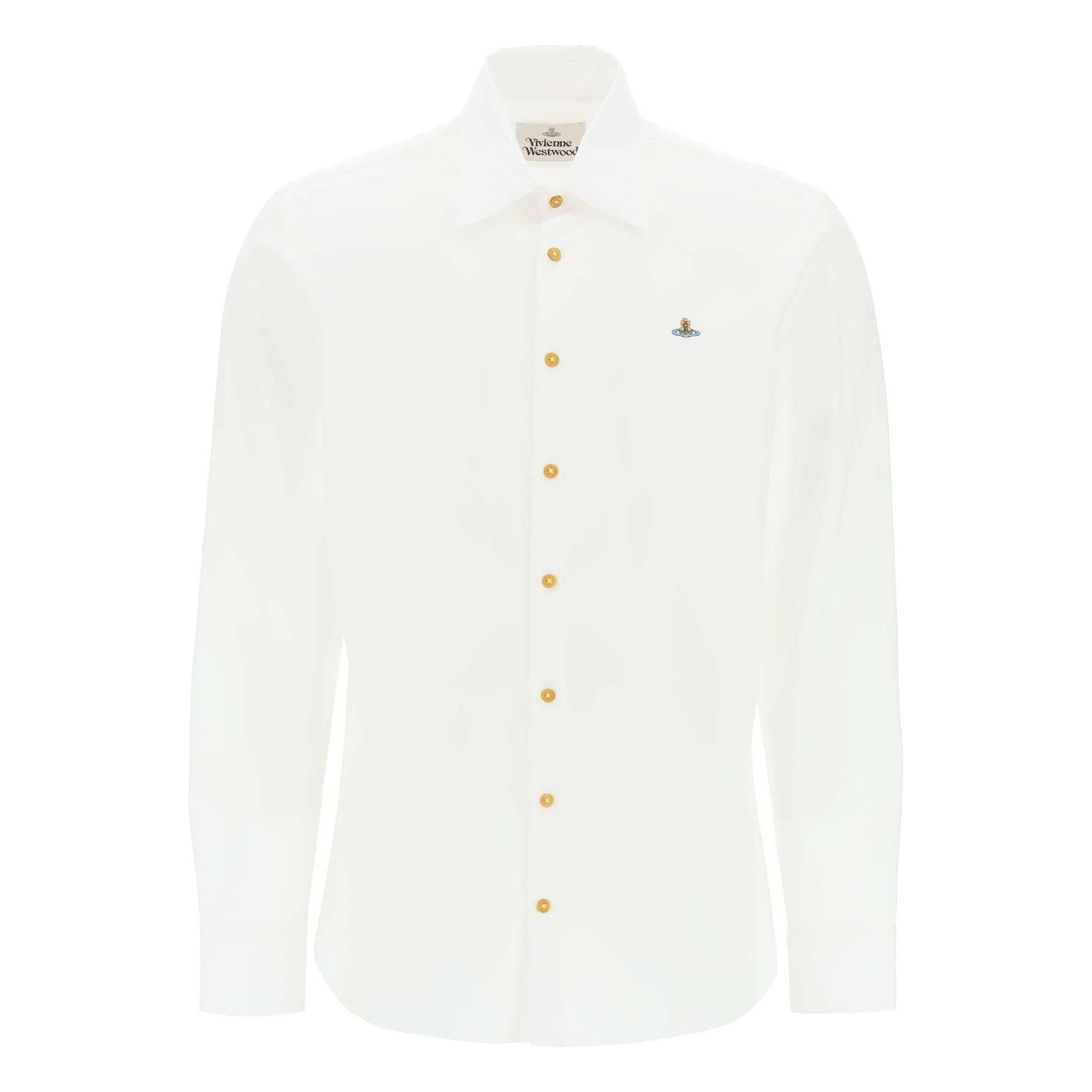 Ghost Shirt With Orb Embroidery VIVIENNE WESTWOOD JOHN JULIA.
