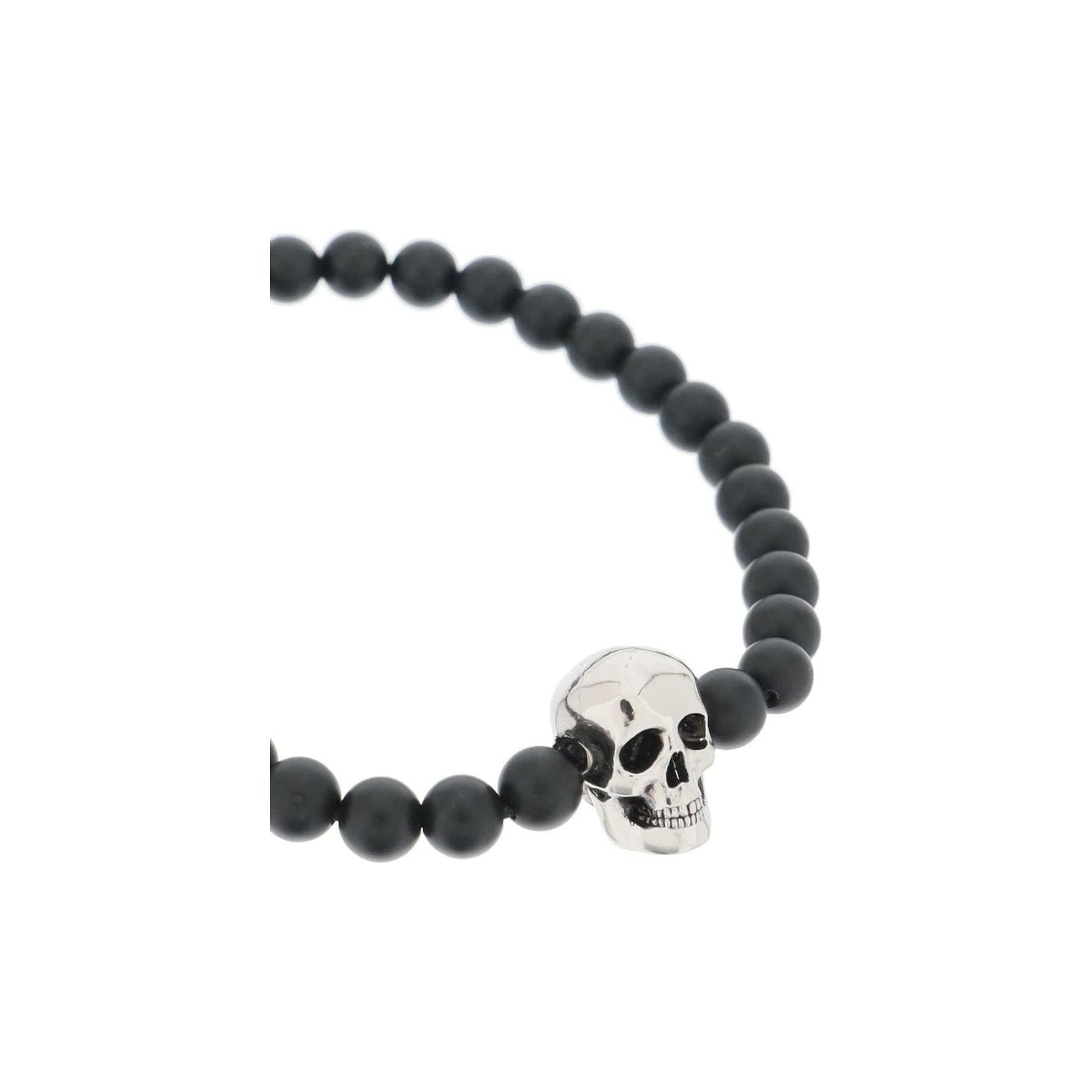 Skull Bracelet With Pearls ALEXANDER MCQUEEN JOHN JULIA.