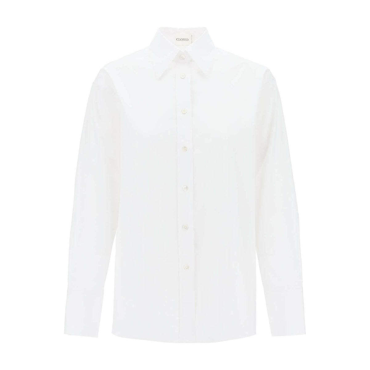 CLOSED - Relaxed Fit Shirt with Open Back Detail - JOHN JULIA