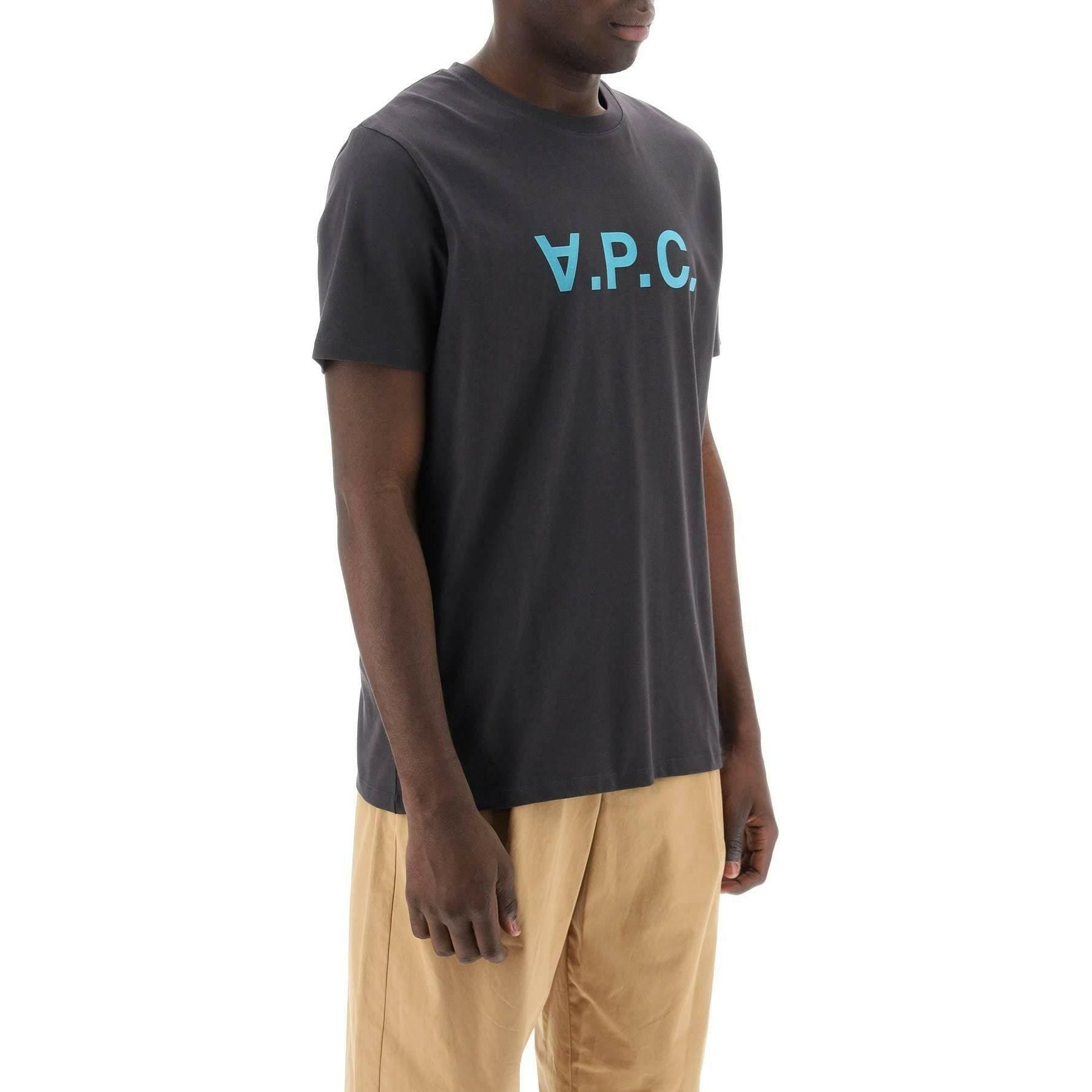 Flocked Vpc Logo T-Shirt A.P.C. JOHN JULIA.